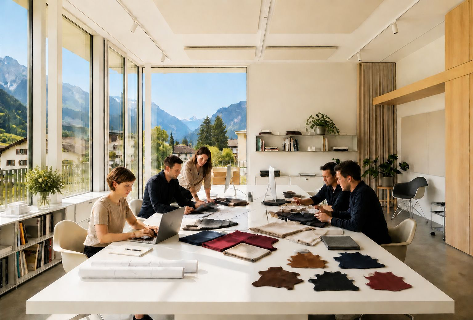 LaLuz creative team developing materials and concepts